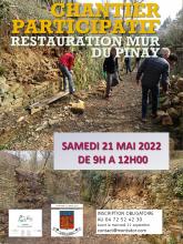 Chantier pierres sèches - Saint Romain au Mont d'Or - samedi 21 mai