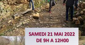 Chantier pierres sèches - Saint Romain au Mont d'Or - samedi 21 mai
